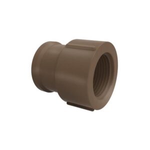 Luva de PVC Soldável Marrom Tigre 20mmx1/2''