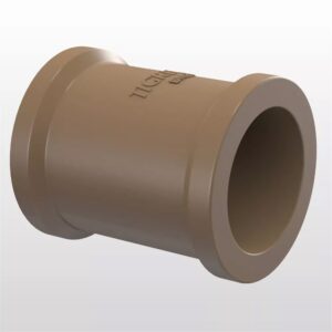 Luva de PVC Soldável Marrom Tigre 40mm