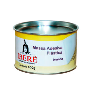 Massa Adesiva Plástica Branca Iberê 400g