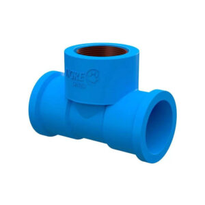 Junção Tê Soldável Com Bucha de Latão Azul Tigre 25mmx3/4"